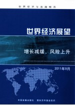 世界经济展望  增长减缓、风险上升