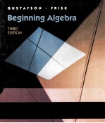 BEGINNING ALGEBRA THIRD EDITION