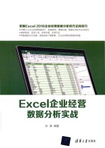 Excel企业经营数据分析实战