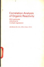 Correlation Analysis of Organic Reactivity