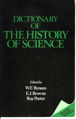 DICTIONARY OF THE HISTORY OF SCIENCE