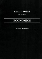 READY NOTES FOR USE WITH ECONOMICS