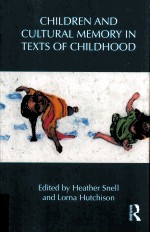 children and cultural memory in texts of childhood