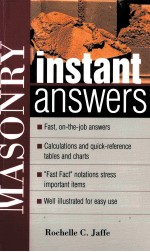 MASONRY INSTANT ANSWERS