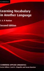 LEARNING VOCABULARY IN ANOTHER LANGUAGE  SECOND EDITION