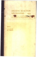 ORGANIC REACTION MECHANISMS 1973