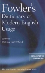 fowler's dictionary of modern english usage  fourth dition