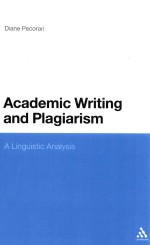 ACADEMIC WRETING AND PLAGIARISM A LINGUISTIC ANALYSIS