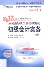 2017年会计专业技术资格考试应试指导及全真模拟测试  初级会计实务  上册