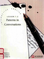 INTERACTIVE ENGLISH LESSON 1.2 PATTERNS IN CONVERSATIONS