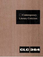 contemporary literary criticism  volume 364