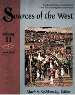 SOURCES OF THE WEST VOLUME II SECOND EDITION