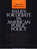 ISSUES FOR DEBATE IN AMERICAN PUBLIC POLICY SECOND EDITION