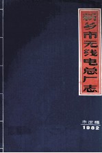 河南省新乡市无线电总厂志  1968.5-1981.12  未定稿