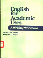 English for Academic Uses:A Writing Workbook