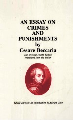 AN ESSAY ON CRIMES AND PUNISHMENTS