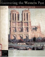 DISCOVERING THE WESTERN PAST A LOOK AT THE EVIDENCE THIRD EDITION VOLUME II SINCE 1500