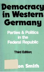 DEMOCRACY IN WESTERN GERMANY THIRD EDITION