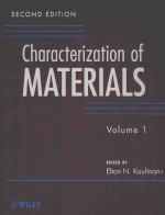 CHARACTERIZATION OF MATERIALS SECOND EDITION VOLUME 1