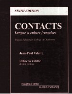 CONTACTS LANGUE ET CULTURE FRANGAISES SIXTH EDITION