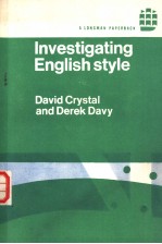 Investigating English Style