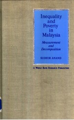 Inequality and Poverty in Malaysia  Measurement and Decomposition