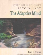 STUDY GUIDE FOR NAIRNE'S PSYCHOLOGY THE ADAPTIVE MIND