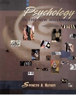 PSYCHOLOGY IN THE NEW MILLENNIUM SEVENTH EDITION