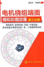 电机绕组端面模拟彩图总集  第3分册  单相系列  家用风扇  吊扇  牛角风扇  家电调速及罩极电动机  单、三相通用电动机