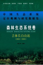 中国生态系统定位观测与研究数据集  农田生态系统卷  吉林长白山站  2001-2008