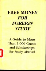 FREE MONEY FOR FOREIGN STUDY