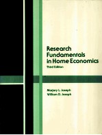 RESEARCH FUNDAMENTALS IN HOME ECONOMICS THIRD EDITION