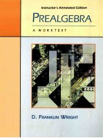 PREALGEBRA A WORKTEXT