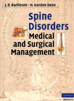 SPINE DISORDERS  MEDICAL AND SURGICAL MANAGEMENT