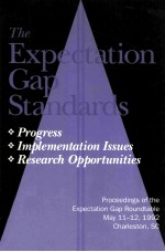 THE EXPECTATION GAP STANDARDS