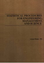 STATISTICAL PROCEDURES FOR ENGINEERING，MANAGEMENT，AND SCIENCE