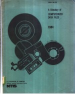 A Directory of COMPUTERIZED DATA FILES 1984