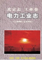 北京志  工业卷  电力工业志  1888-1998