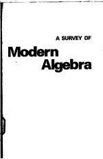 A SURVEY OF Modern Algebra Fourth edition