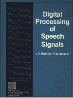 Digital Processing of Speech Signals