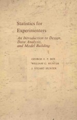 STATISTCS FOR EXPERIMENTERS AN INTRODUCTION TO DESIGN