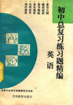 初中总复习练习题精编  英语