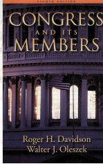 CONGRESS AND ITS MEMBERS EIGHTH EDITION