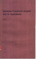 Nonlinear Functional Analysis and Its Applications Part 2