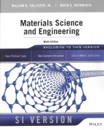 MATERIALS SCIENCE AND ENGINEERING SI VERSION 9TH EDITION