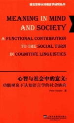 心智与社会中的意义  功能视角下认知语言学的社会转向