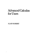 Advanced Calculus for Users