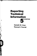 Reporting Technical Information (5TH EDITION)