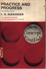 NEW CONCEPT ENGLISH PRACTICE AND PROGRESS TEACHER’S BOOK