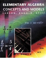 ELEMENTARY ALGEBRA CONCEPTS AND MODELS